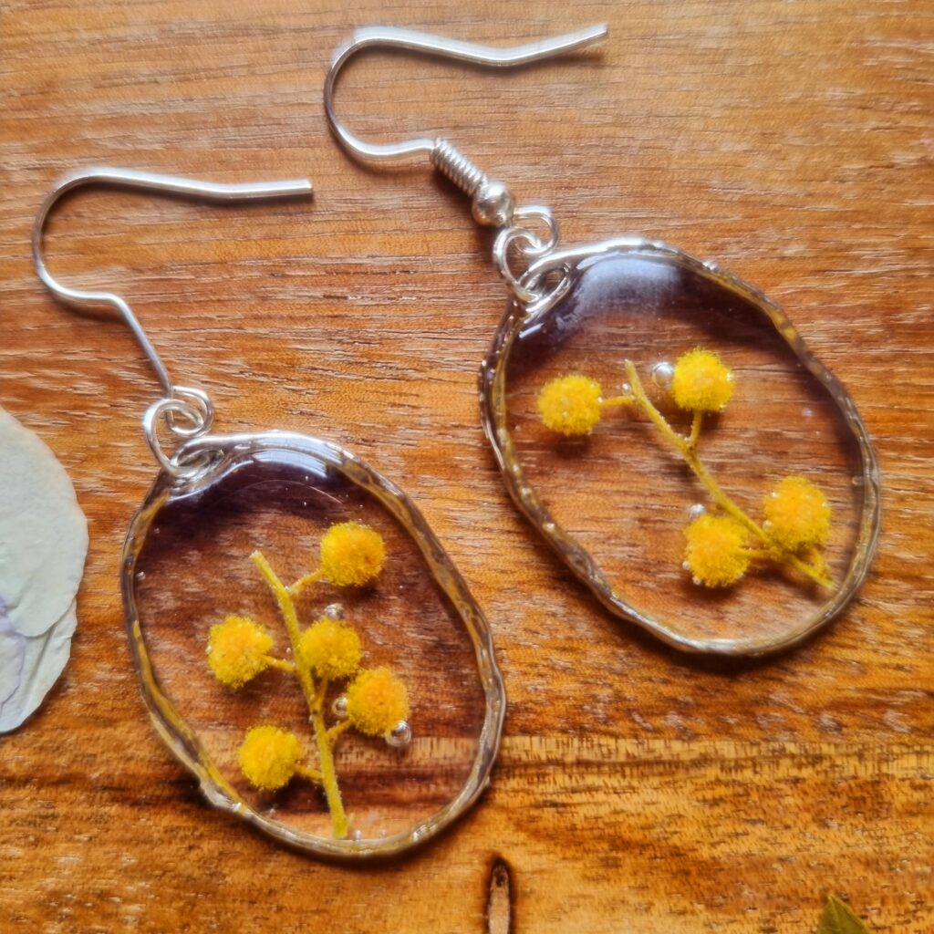 Mimosa Sunshine earrings II